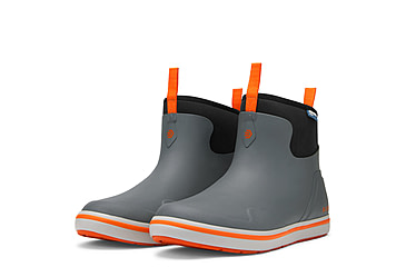 Image of LaCrosse Footwear Alpha Deck Boot 6in - Mens, 11.5 US, Wide Width, Gray/Orange, 11.5, 621200-11.5W