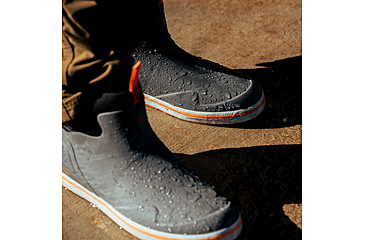 Image of LaCrosse Footwear Alpha Deck Boot 6in - Mens, 11.5 US, Wide Width, Gray/Orange, 11.5, 621200-11.5W