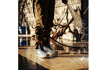 Image of LaCrosse Footwear Alpha Deck Boot 6in - Mens, 11.5 US, Wide Width, Gray/Orange, 11.5, 621200-11.5W