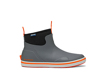 Image of LaCrosse Footwear Alpha Deck Boot 6in - Mens, 11.5 US, Wide Width, Gray/Orange, 11.5, 621200-11.5W