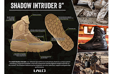 Image of LALO Shadow Intruder 8in Boots - Mens, Black Ops, 12, 1ML047 BKO 120