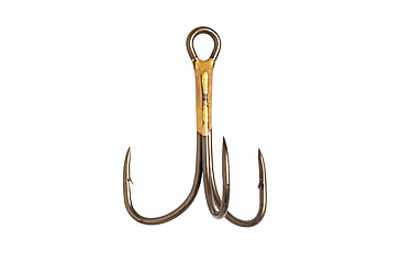 Image of Lazer Sharp Curved Point Hook,Regular Shank,2x Strong,Needlepoint,Bronze,G-Pack Hooks L374G-2