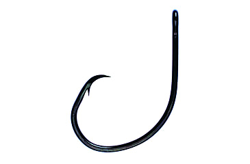 Image of Lazer Sharp Circle Sea Hook,Billfish Endorsed,Wide Gap,Non-Offset,Ringed Eye,Light Wire,Forged Point,Platinum Black Plus,50-Box Hooks L2004ELF-8/0