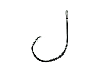 Image of Lazer Sharp Circle Sea Hook,Medium Wire,Non-Offset,Ringed Eye,Forged Point,Platinum Black Plus,G-Pack Hooks L2004GH-11/0