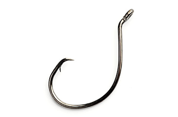 Image of Lazer Sharp Circle Sea Hook,Non-Offset,Up Eye,Needlepoint,50-Box Hooks L2222F-5/0