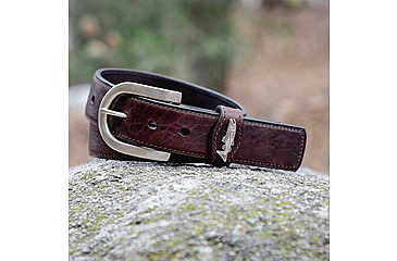 Image of Lejon Big Fish Leather Belt - Mens, Mocha, 32, VB-66232-32
