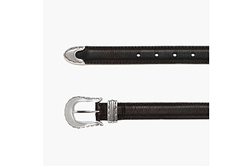 Image of Lejon Magnolia Leather Belt - Womens, Dark Chocolate, Small, VB-10002-S
