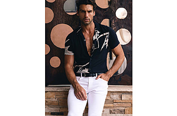 Image of Lejon Park Ave Leather Belt - Mens, Brown, 38, L-20212-38