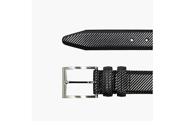 Image of Lejon The Beveled Edge Leather Belt - Mens, Black, 44, L-14331-44