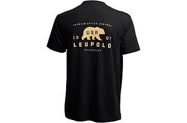 Image of Leupold Bear Badge Graphic T-Shirt, 2XL, Black, 186485