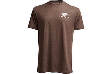 Image of Leupold Bear Badge Graphic T-Shirt, Large, Espresso, 186479