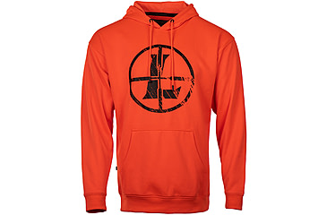 Image of Leupold Distressed Reticle Performance Hoodies - Men's, Blaze Orange, 3XL, 184048