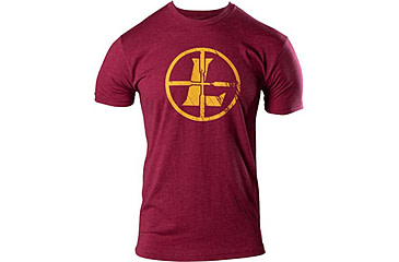 Image of Leupold Distressed Reticle Tee - Mens, Cardinal Heather, XL, 181846