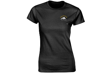 Image of Leupold Keep It Public Premium Short Sleeve Shirt - Womens, Cotton/Poly Blend, Black, 2XL 175185