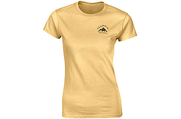 Image of Leupold Keep It Public Premium Short Sleeve Shirt - Womens, Cotton/Poly Blend, Banana Cream, Medium 175187