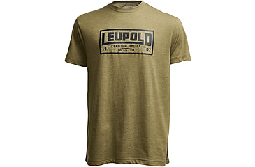 Image of Leupold Premium Optics Graphic T-Shirt, Medium, Light Olive, 186526