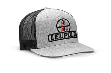 Image of Leupold Reticle Flat Brim Trucker Hat Heather / Black OS 170584