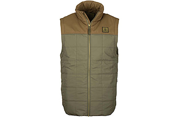 Image of Leupold Santiam Insulated Vest - Men's, Extra Large, Ash Green/Shadow Brown, 183068