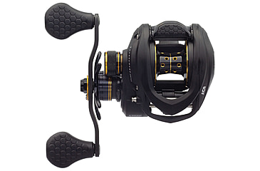 Image of Lew's LFS Casting Rod, 7ft 2in, 1-PC Rod w/ Medium  and Moderate, LFS-X3 Blank, Cork Split-Grip, Fuji Concept O Guides, Full Contact Reel Seat, Blue/Black, LFS72M-CB2