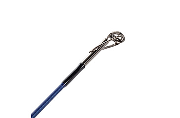 Image of Lew’s American Hero Spinning Rod, 6ft 2-PC, Medium-Light, Fast, IM6 Graphite Rod, Stainless Steel Guides and Inserts, EVA Split-Grip, No Foul Hook Keeper, Black/Blue, AH60MLSG3-2