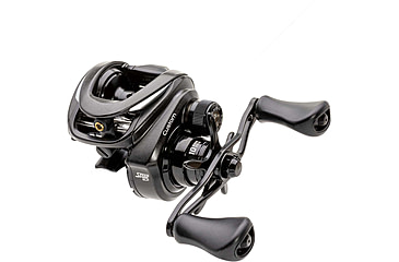 Image of Lew’s Custom Baitcast Reel, 9+1 Bearings, 7.5-1 Ratio, Aluminum Frame and Sideplates, ParaMag RX Brake, Carbon Fiber Drag, Speed Gears, P2 Super Pinion, LH Retrieve, Black/Silver, CU1SHLG3