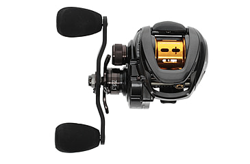 Image of Lew’s Custom Lite SS Baitcast Reel, 10+1 Double Shielded Bearings, 7.5-1 Ratio, Super Shallow 30 mm Spool, Tanso Tech Frame, Carbon Fiber Drag, RH Retrieve, Carbon Gray, CLSS1SH