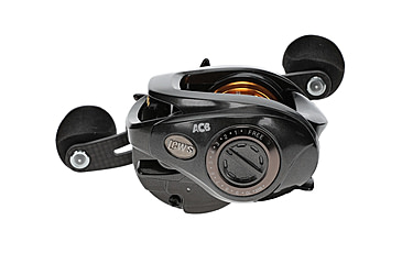 Image of Lew’s Custom Lite SS Baitcast Reel, 10+1 Double Shielded Bearings, 7.5-1 Ratio, Super Shallow 30 mm Spool, Tanso Tech Frame, Carbon Fiber Drag, RH Retrieve, Carbon Gray, CLSS1SH