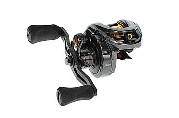 Image of Lew’s Custom Lite SS Baitcast Reel, 10+1 Double Shielded Bearings, 7.5-1 Ratio, Super Shallow 30 mm Spool, Tanso Tech Frame, Carbon Fiber Drag, RH Retrieve, Carbon Gray, CLSS1SH