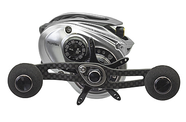 Image of Team Lew’s HyperMag Baitcast Reel, 10+1 Double Shielded Bearings, 7.5-1 Ratio, 1-PC Magnesium Frame, Carbon Fiber Drag, RH Retrieve, Silver, TLH1SHG2