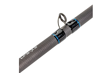 Image of Lew’s LFS Casting Rod, 7ft, 1-PC Rod w/ Medium  and Fast, LFS-X3 Blank, Cork Split-Grip, Fuji Concept O Guides, Full Contact Reel Seat, Blue/Black, LFS70M