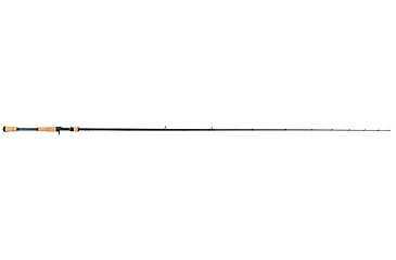 Image of Lew’s LFS Casting Rod, 7ft, 1-PC Rod w/ Medium  and Fast, LFS-X3 Blank, Cork Split-Grip, Fuji Concept O Guides, Full Contact Reel Seat, Blue/Black, LFS70M