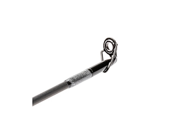 Image of Lew’s MACH 1 Casting Rod, 7ft, 1-PC IM7 Graphite Rod w/ Medium  and Moderate-Fast, Winn Dri-Tac Split-Grip, Graphite Skeletal Reel Seat, White/Black/Green, M1APC