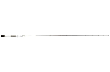Image of Lew’s MACH 1 Casting Rod, 7ft 2in, 2-PC IM7 Graphite Rod w/ Medium-Heavy  and Fast, Winn Dri-Tac Split-Grip, Graphite Skeletal Reel Seat, White/Black/Green, M1JR-2
