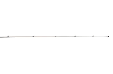 Image of Lew’s MACH 1 Casting Rod, 7ft 3in, 1-PC IM7 Graphite Rod w/ Heavy  and Fast, Winn Dri-Tac Split-Grip, Graphite Skeletal Reel Seat, White/Black/Green, M1SJR