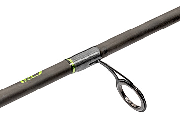Image of Lew’s MACH 1 Spinning Reel and Rod Combo, 6ft 6in, 2-PC IM7 Graphite Rod, Medium-Light, Fast, SZ 200 Reel, 9+1 Bearings, 6.2-1 Ratio, White/Black/Gray/Green, MH2066MLSG3-2