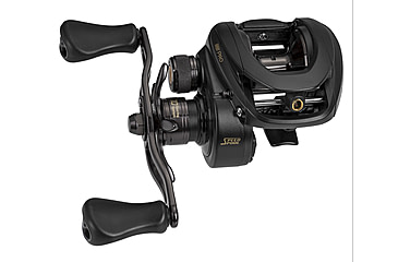 Image of Lew's MACH 2 Mobile Spinning Reel and Rod Combo, 6ft 6in, 2-PC IM8 Graphite Rod, Medium  w/ Fast, SZ 200 Reel, 6.2-1 Ratio, Mobile Carry Case, Green/Black/Gray, M2MSC2066M-2
