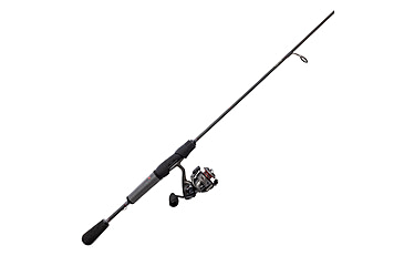 Image of Lew’s Speed Spin CRX Spinning Reel and Rod Combo, 5ft 6in 1-PC Rod, Ultra-Light, Fast, SZ 75 Reel, 9+1 Bearings, 5.2-1 Ratio, Speed Gears, Gray/Black/Red, SSC7556ULS