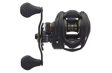 Image of Lew's LFS Casting Rod, 7ft, 1-PC Rod w/ Medium  and Moderate, LFS-X3 Blank, Cork Split-Grip, Fuji Concept O Guides, Full Contact Reel Seat, Blue/Black, LFS70M-CB1