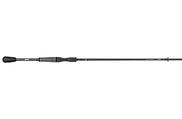 Image of Lew’s TP2 Spinning Rod, 6ft 6in, 1-PC HM45 Graphite Rod w/ Medium-Light  and Fast, Winn Dri-Tac Split-Grip, SoftTouch Reel Seat, No Foul Hook Keeper, Black/Gray, TP266MLFS