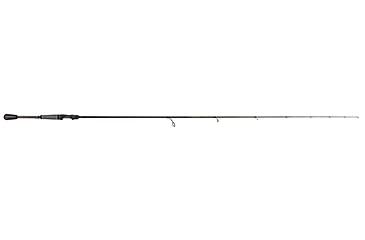 Image of Lew’s TP2 Spinning Rod, 6ft 10in, 1-PC HM45 Graphite Rod w/ Medium  and Extra-Fast, Winn Dri-Tac Split-Grip, SoftTouch Reel Seat, No Foul Hook Keeper, Black/Gray, TP2610MXFS
