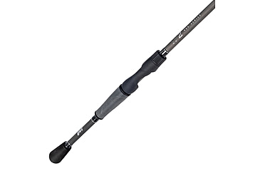 Image of Lew’s TP2 Spinning Rod, 7ft, 2-PC HM45 Graphite Rod w/ Medium  and Fast, Winn Dri-Tac Split-Grip, SoftTouch Reel Seat, No Foul Hook Keeper, Black/Gray, TP270MFS-2