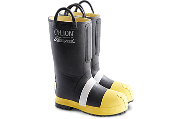 Image of LION by Thorogood Hellfire 14inch Kevlar Insulated Rubber Boot