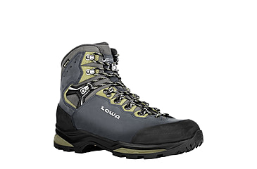 Image of Lowa Camino Evo GTX - Mens, Steel Blue/Kiwi, 9, 197827017233