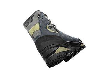 Image of Lowa Camino Evo GTX - Mens, Steel Blue/Kiwi, 9, 197827017233