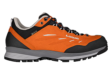 Image of Lowa Delago GTX Lo Hiking Shoes - Mens, Orange/Black, 11, 197827046851