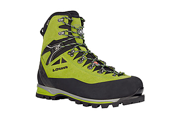 Image of Lowa Lowa Alpine Expert II GTX Shoes - Mens, Lime/Black, 7.5, 2100227299-LIMBLK-M-7.5
