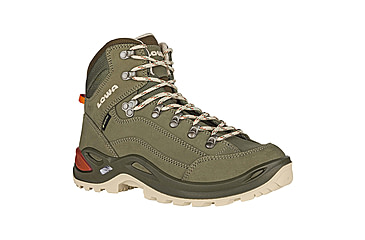 Image of Lowa Renegade GTX Mid Hiking Shoes - Womens, Grey Green/Panna, 10, 3209459629-GYGNPA-M-10