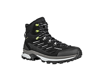 Image of Lowa Randir GTX Mid Hiking Shoes - Mens, Black/Grey, 10, 2117709930-BLKGRY-M100