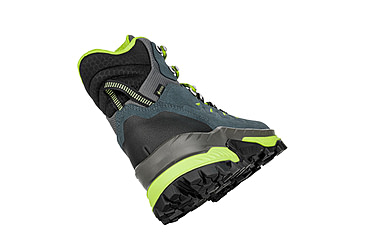 Image of Lowa Randir GTX Mid Hiking Shoes - Mens, Blue/Lime, 8, 2117706003-BLULIM-M080