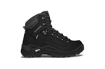 Image of Lowa Renegade GTX Mid Hiking Boots - Womens, Deep Black, Medium, 10, 3209450998-DEPBLK-MD-10